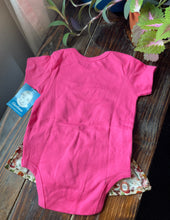 Load image into Gallery viewer, Autumn Orange Pink Short Sleeve Qaspeq Onesie (size 24 months)
