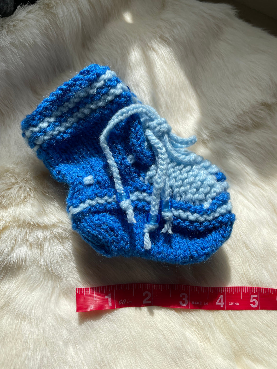 Blue Baby Booties